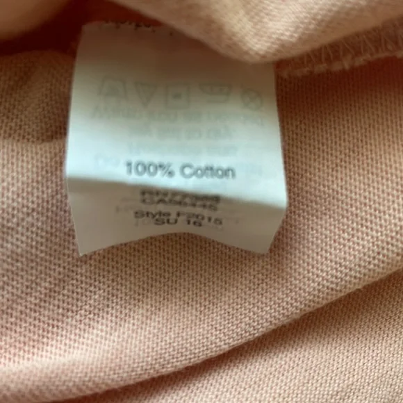 J Crew Light Peach Crochet Trim Tank Top, Size XL - Picture 5 of 6